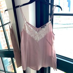 Express two tops with lace details